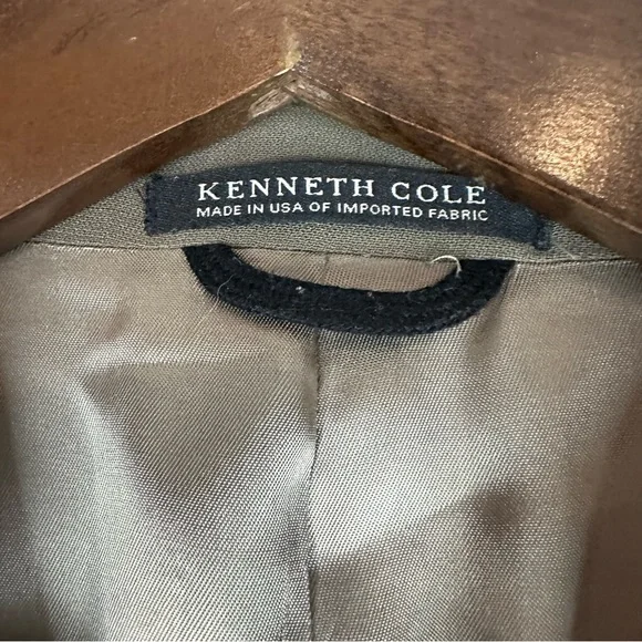 KENNETH COLE Men’s Size 40L Long Blazer Suit Jacket Coat Wool Lined